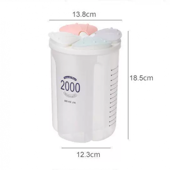 Plastic Grain Container 2 Liter 
